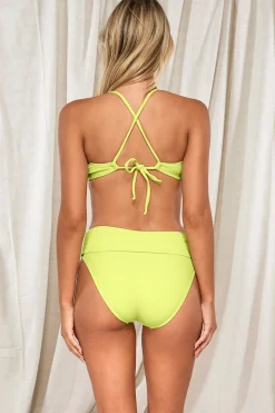 Pacifica Bright Pear Indie Bralette Top