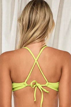 Pacifica Bright Pear Indie Bralette Top
