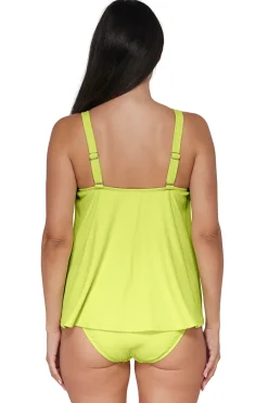 Pacifica Bright Pear Sadie Tankini Top