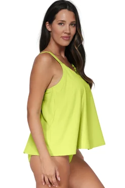 Pacifica Bright Pear Sadie Tankini Top