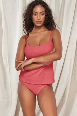 Pacifica Hibiscus Tea Coralie Tankini Top