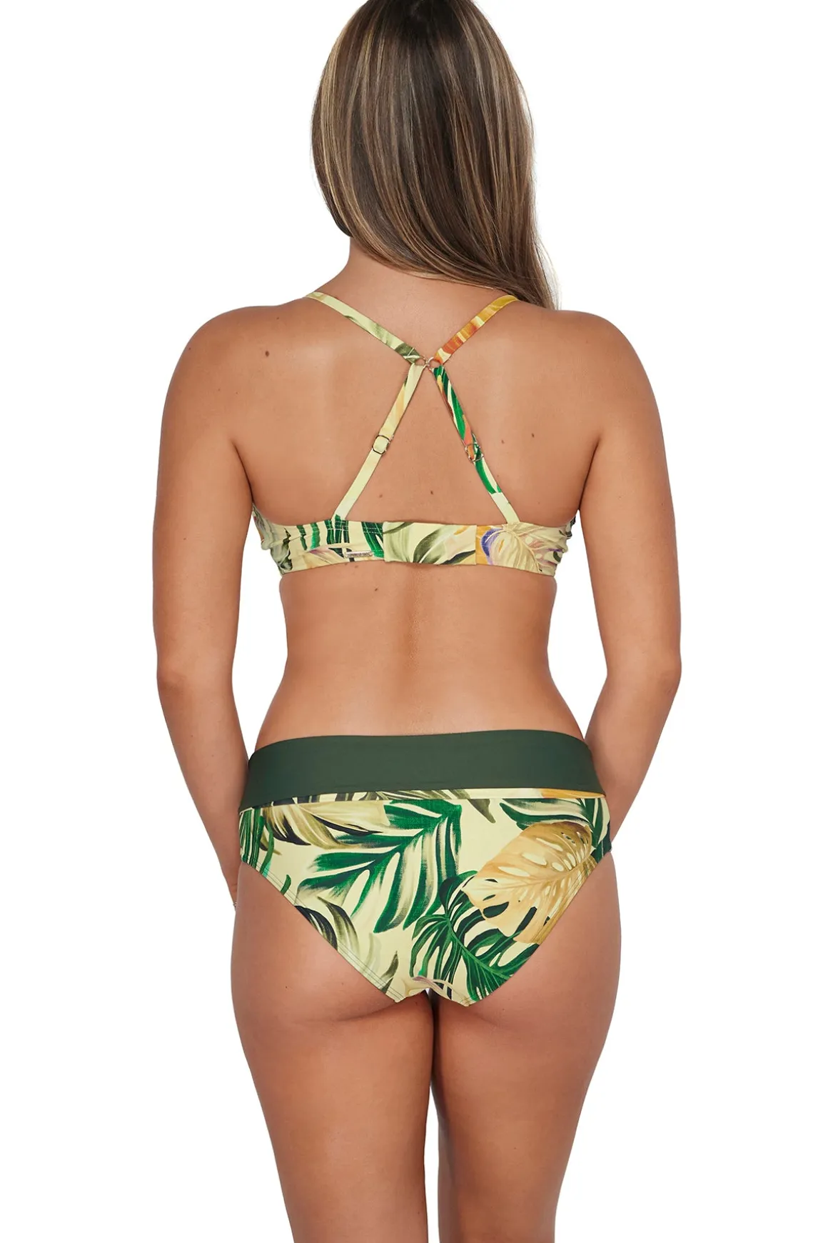 Sunsets Amber Oasis Capri High Waist Bottom