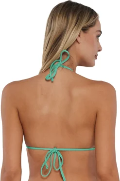 Sunsets Aqua Mist Sandbar Rib Laney Triangle Top
