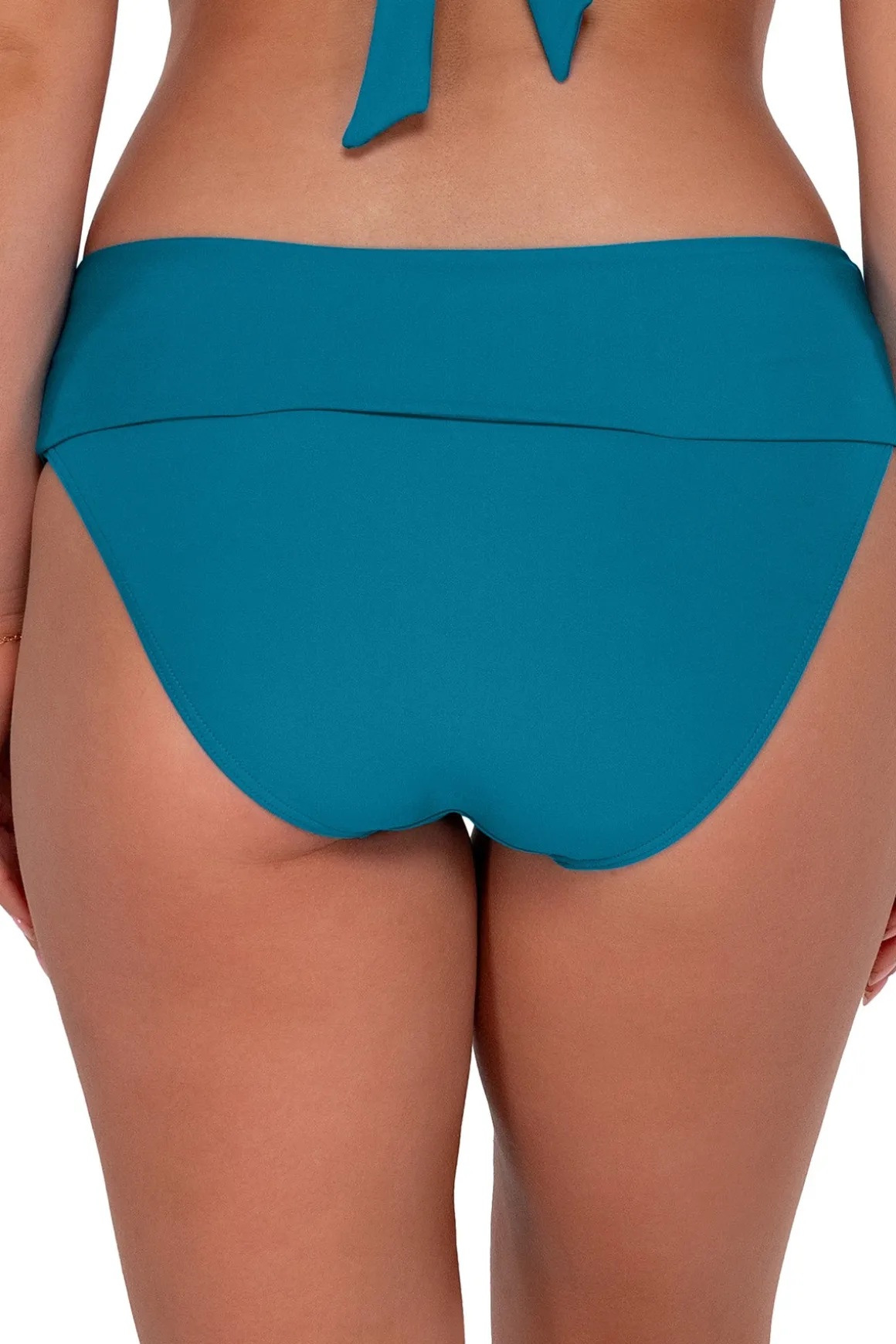 Sunsets Avalon Teal Hannah High Waist Bottom