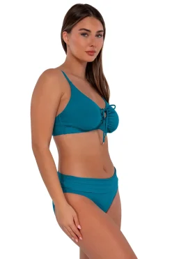 Sunsets Avalon Teal Kauai Keyhole Top