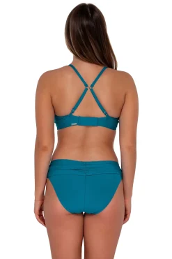 Sunsets Avalon Teal Kauai Keyhole Top