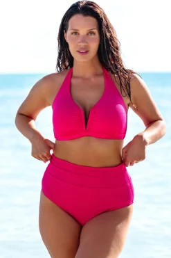Sunsets Begonia Sandbar Rib Hannah High Waist Bottom
