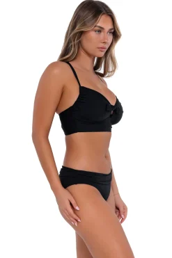 Sunsets Black Colette Bralette Top