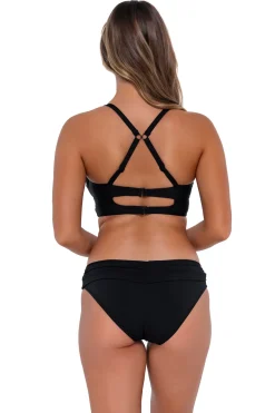 Sunsets Black Colette Bralette Top