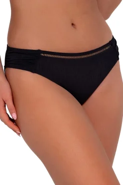 Sunsets Black Seagrass Texture Audra Hipster Bottom