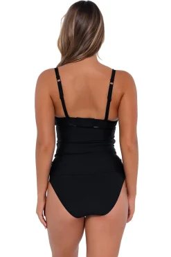 Sunsets Black Serena Tankini Top