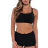 Sunsets Black Taylor Bralette Top