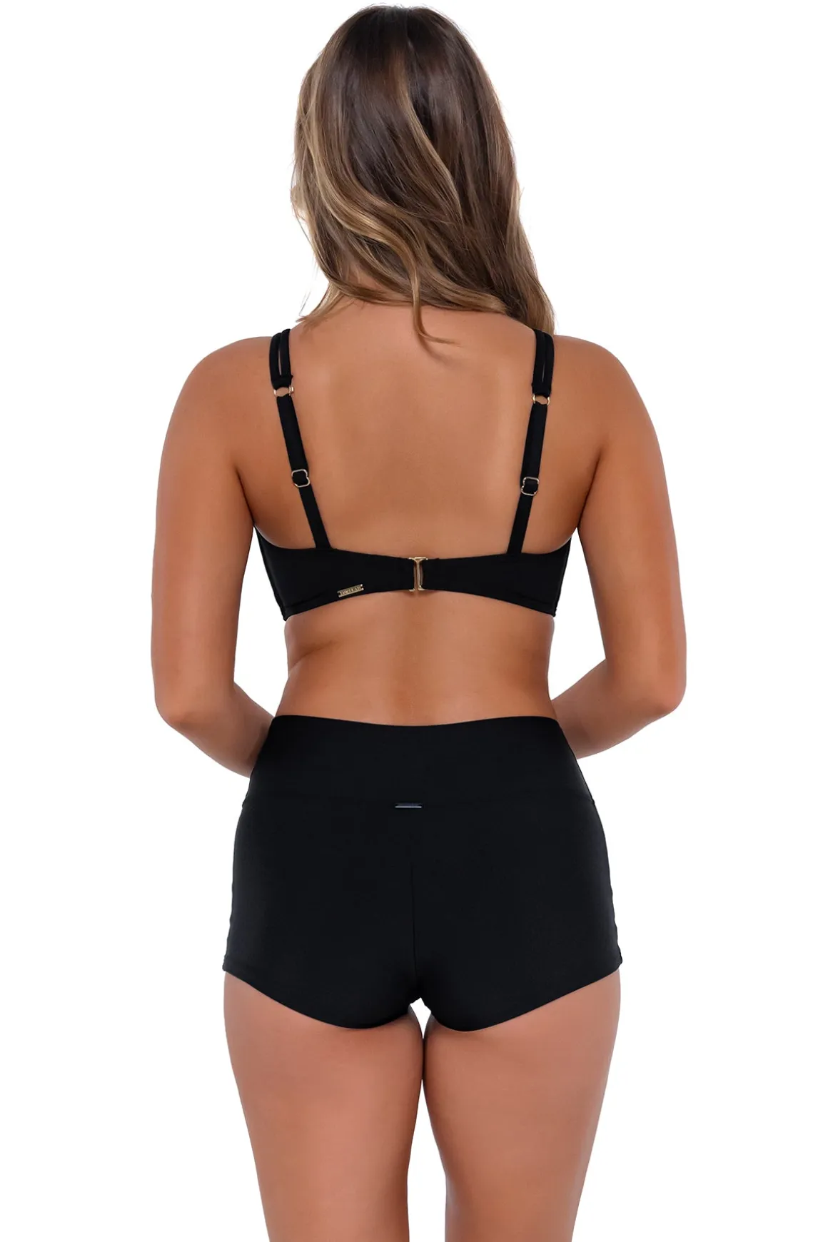 Sunsets Black Taylor Bralette Top