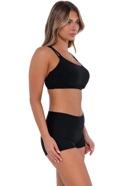 Sunsets Black Taylor Bralette Top