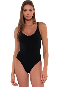 Sunsets Black Veronica One Piece