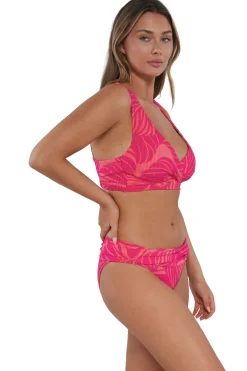 Sunsets Blushing Palms Sandbar Rib Elsie Top