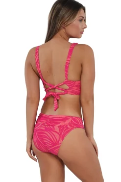 Sunsets Blushing Palms Sandbar Rib Elsie Top