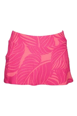 Sunsets Blushing Palms Sandbar Rib Sporty Swim Skirt