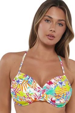 Sunsets Botanical Bliss Sandbar Rib Crossroads Underwire Top
