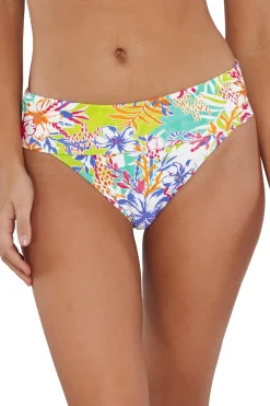 Sunsets Botanical Bliss Sandbar Rib Hannah High Waist Bottom