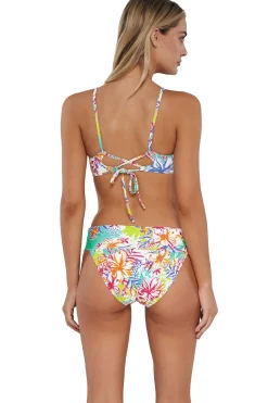 Sunsets Botanical Bliss Sandbar Rib Lyla Bralette Top