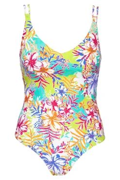 Sunsets Botanical Bliss Sandbar Rib Veronica One Piece