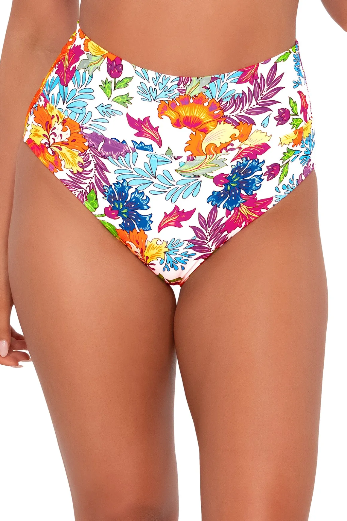 Sunsets Camilla Flora Hannah High Waist Bottom