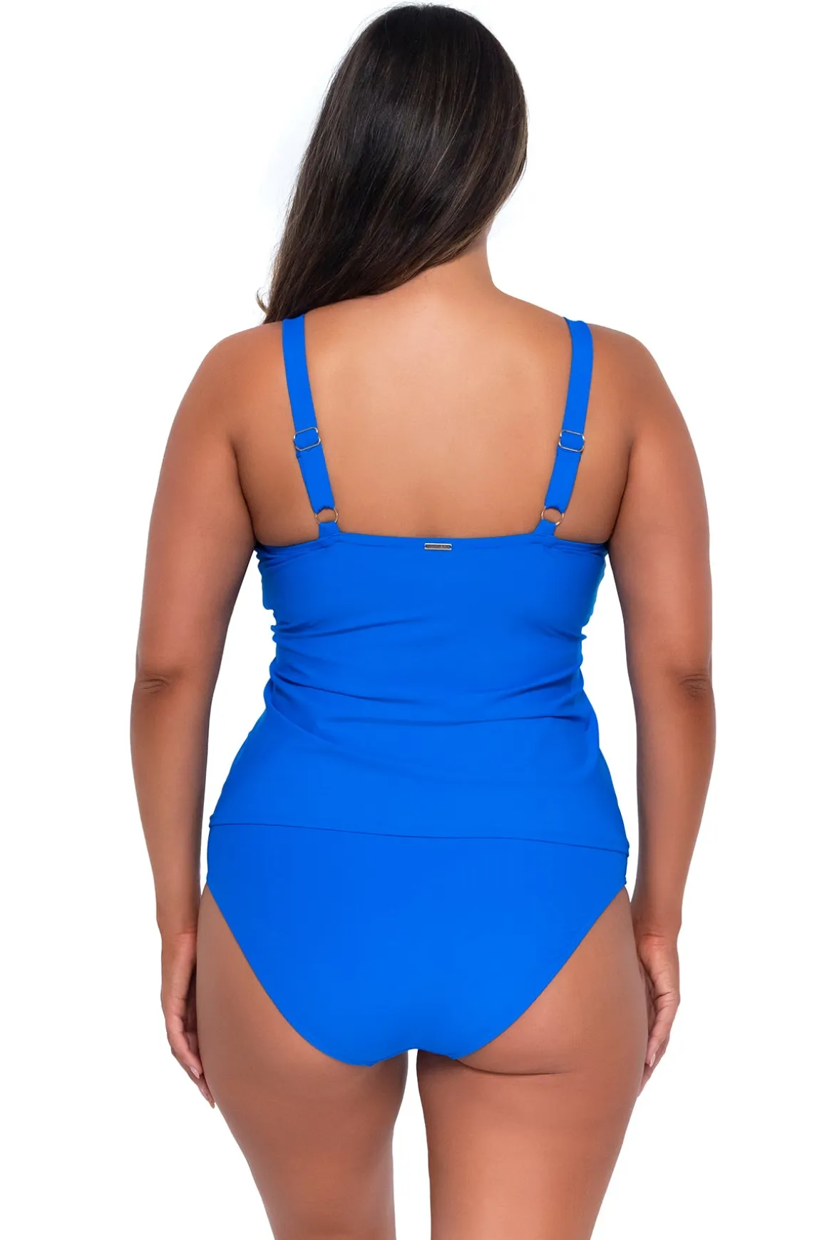 Sunsets Electric Blue Forever Tankini Top