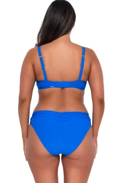 Sunsets Electric Blue Kauai Keyhole Top