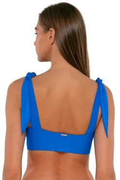 Sunsets Electric Blue Lily Top