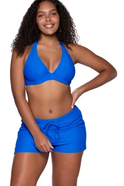 Sunsets Electric Blue Muse Halter Top