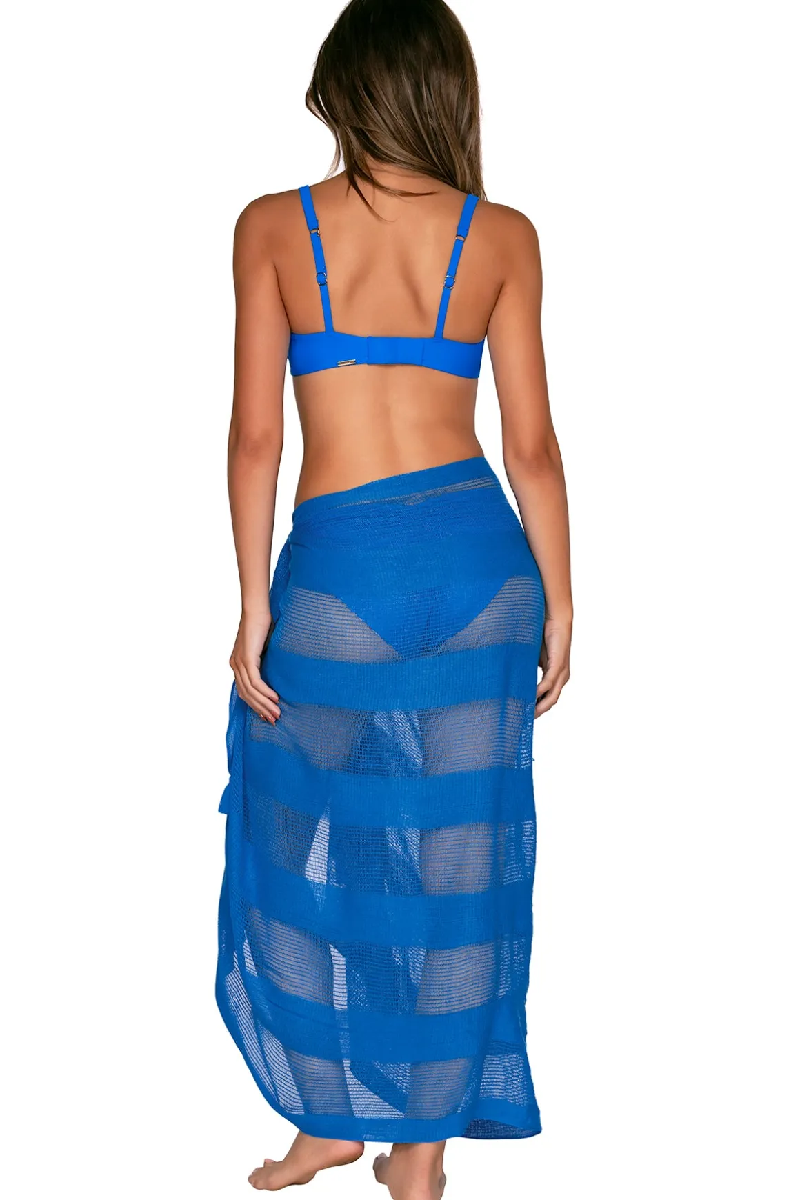 Sunsets Electric Blue Paradise Pareo