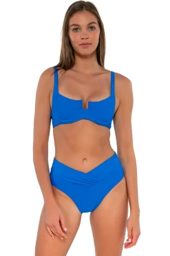 Sunsets Electric Blue Summer Lovin V-Front Bottom