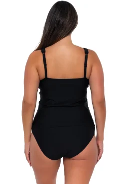 Sunsets Escape Black Emerson Tankini Top
