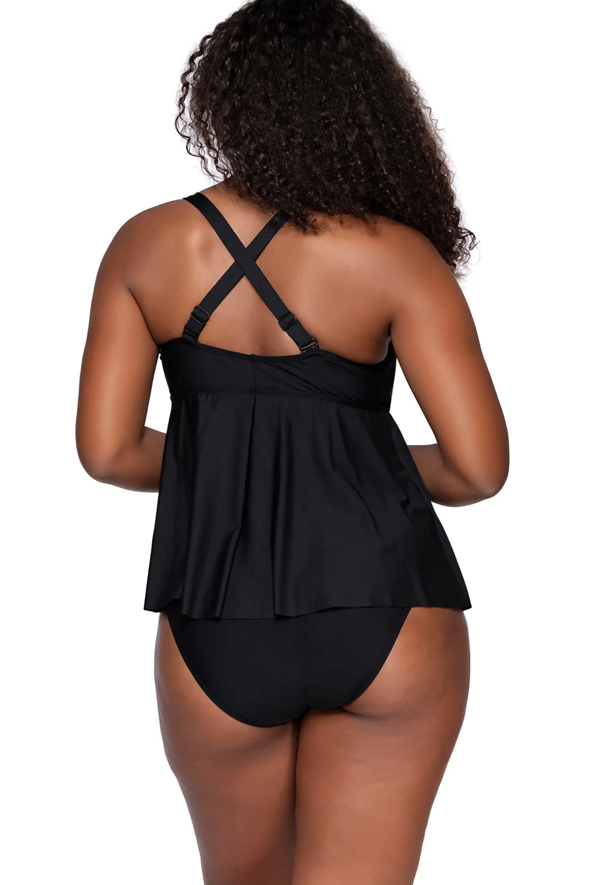 Sunsets Escape Black Marin Tankini Top