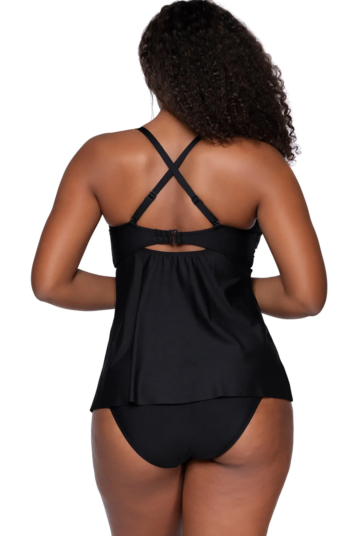 Sunsets Escape Black Tori Tankini