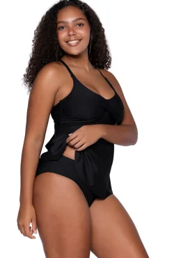 Sunsets Escape Black Tori Tankini