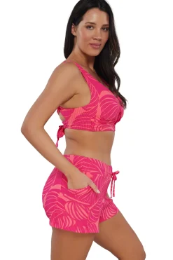 Sunsets Escape Blushing Palms Sandbar Rib Laguna Swim Short