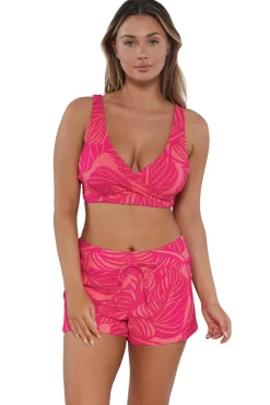 Sunsets Escape Blushing Palms Sandbar Rib Laguna Swim Short