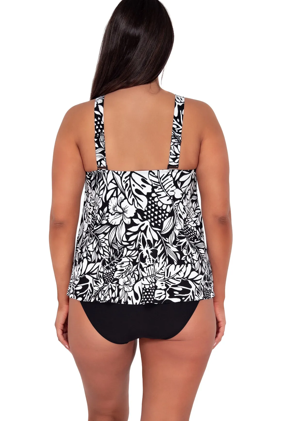 Sunsets Escape Caribbean Seagrass Texture Sadie Tankini Top