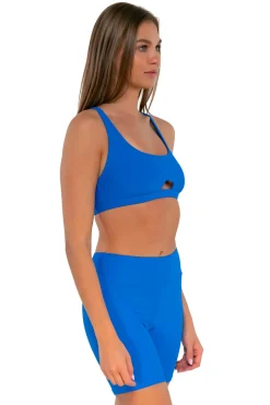 Sunsets Escape Electric Blue Bayside Bike Short