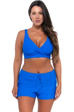Sunsets Escape Electric Blue Laguna Swim Short