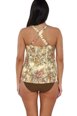 Sunsets Escape Island Spice Sadie Tankini Top