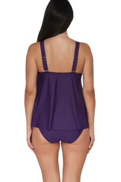 Sunsets Escape Paradise Plum Sadie Tankini Top