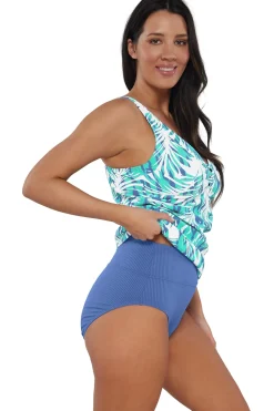 Sunsets Escape Sea Breeze Sandbar Rib Emerson Tankini Top