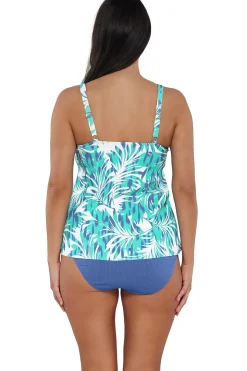 Sunsets Escape Sea Breeze Sandbar Rib Jenna Tankini Top