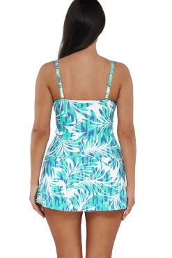 Sunsets Escape Sea Breeze Sandbar Rib Sienna Swim Dress