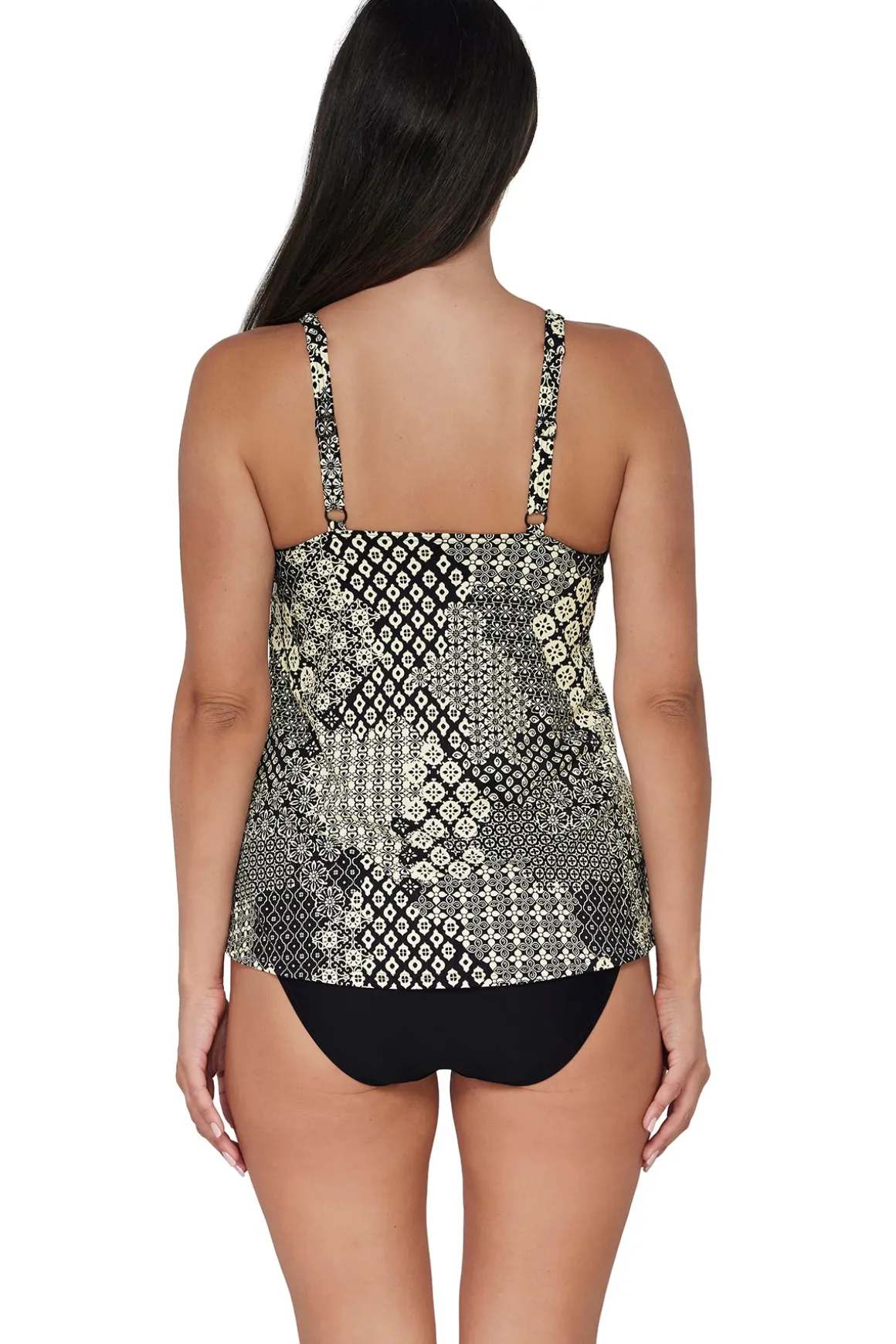 Sunsets Escape Venice Seagrass Texture Jenna Tankini Top