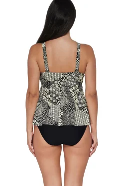 Sunsets Escape Venice Seagrass Texture Marin Tankini Top