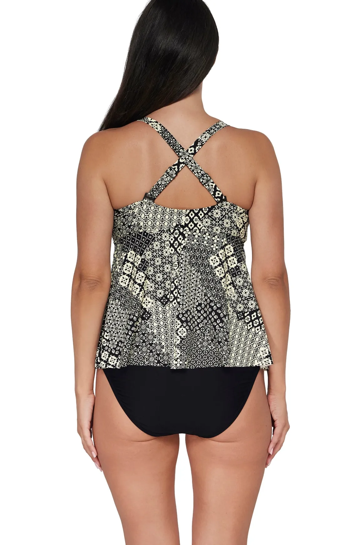 Sunsets Escape Venice Seagrass Texture Marin Tankini Top